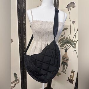 Quilted Black Shoulder Bag